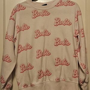 Barbie Women's Pink Logo Sweater